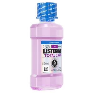 Listerine Total Care Milder Taste Zero Alcohol Mouthwash 80ml - gallery image 2