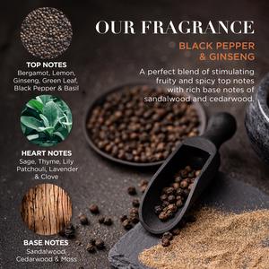 Baylis & Harding Black Pepper & Ginseng Men's Luxury Mini Trio Gift Set - gallery image 4