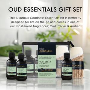 Baylis & Harding Goodness Oud, Cedar & Amber Essentials Gift Set - gallery image 4