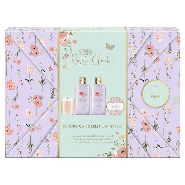 Baylis & Harding Royale Garden Gift Wrapped Candlelit Limited Edition Gift Set