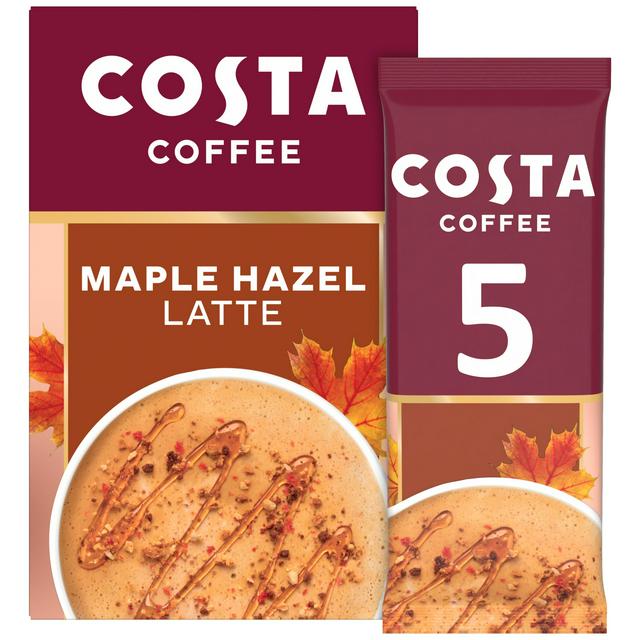 Costa Coffee 5 x 17g Barista Creations Maple Hazel Latte, Limited Edition - gallery image 1