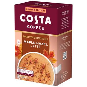 Costa Coffee 5 x 17g Barista Creations Maple Hazel Latte, Limited Edition - gallery image 3