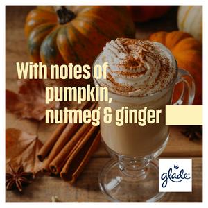 Glade Pumpkin Spice Latte Festive Scented Candle, Limited Edition 108g - gallery image 4