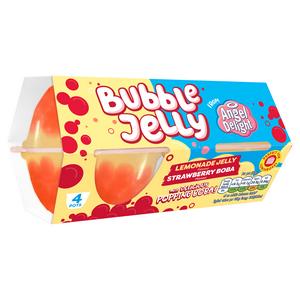 Angel Delight 4 x Lemonade Jelly & Strawberry Boba Bubble Dessert Snack Pots - gallery image 2