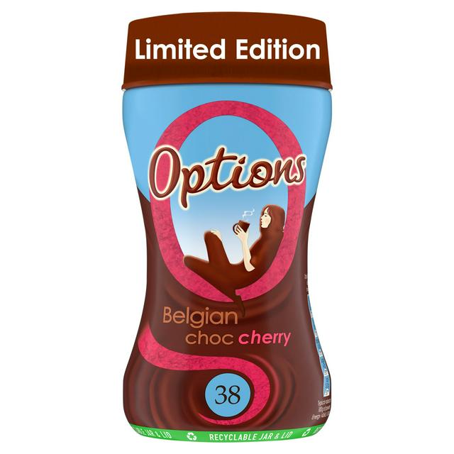 Options Limited Edition Belgian Chocolate Cherry Hot Chocolate 220g