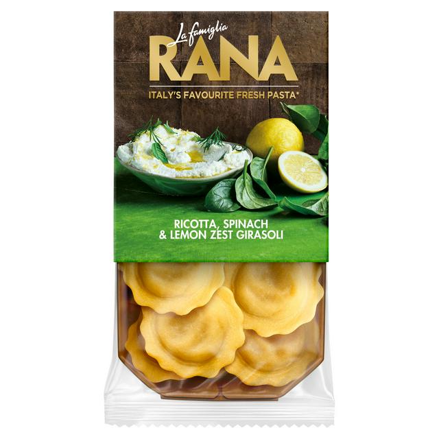 Sainsburys La Famiglia Rana Ricotta, Spinach & Lemon Zest Girasoli 250g