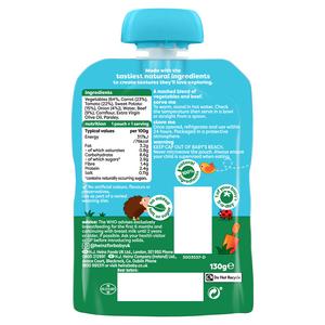 Heinz Sweet Potato & Beef Casserole Baby Food Pouch 7+ Months 130g - gallery image 2