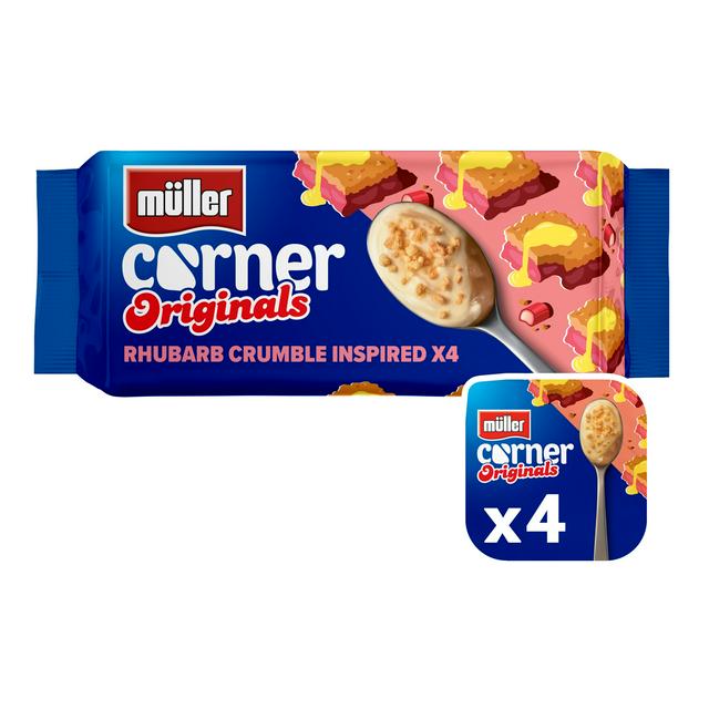 Müller Corner Originals Rhubarb Crumble Yogurt - gallery image 1