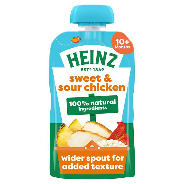 Heinz Sweet & Sour Chicken Baby Food Pouch 10+ Months 180g - gallery image 1