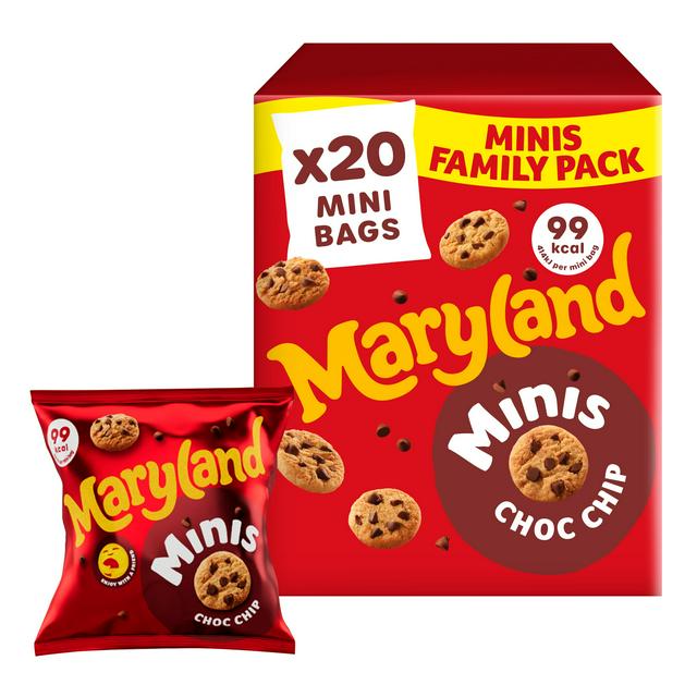 Maryland 20 Cookies Minis Family Pack Chocolate Chip