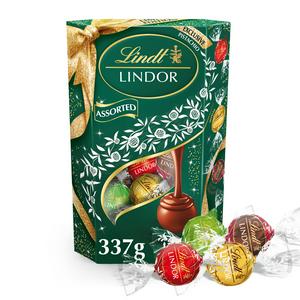 Lindt Lindor 337g Assorted Chocolate Truffles, Festive Edition