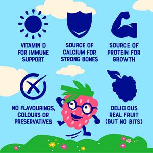 Onken Kids 4 x Raspberry & Banana Yogurt 90g - gallery image 4