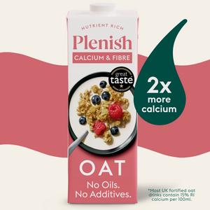 Plenish 1L Chilled Dairy Free Oat Calcium & Fibre Drink - gallery image 2