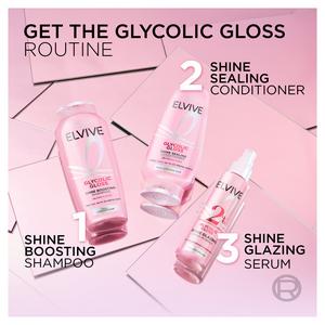 L'Oréal Paris Elvive Glycolic Gloss Shine Boosting Shampoo for Dull Hair 400ml - gallery image 5