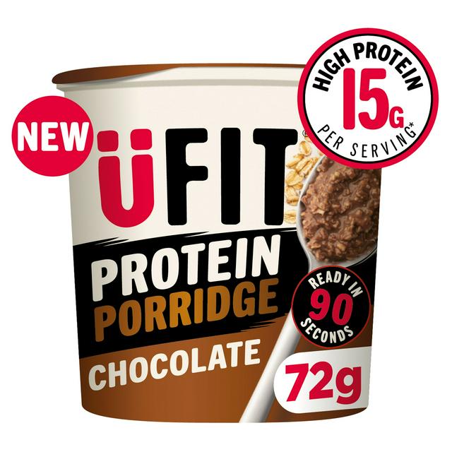UFIT Protein Chocolate Porridge Pot 72g - gallery image 1