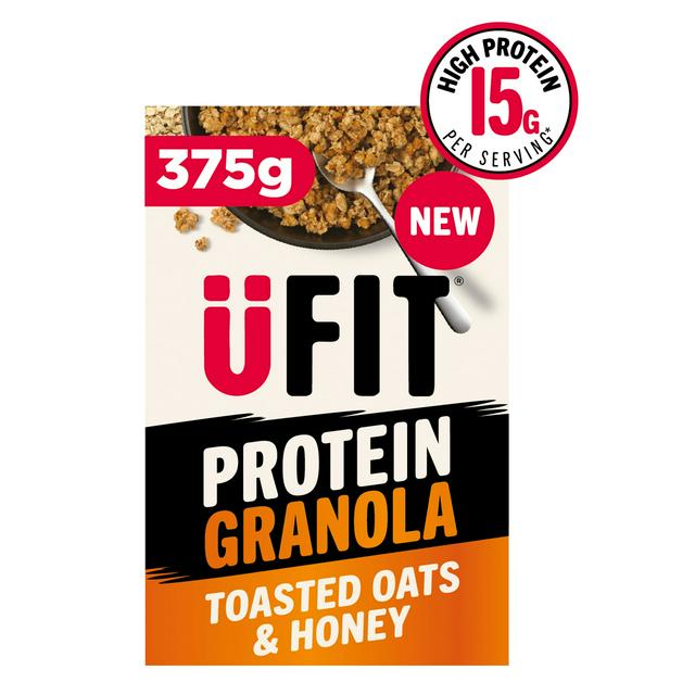 UFIT Protein Granola Toasted Oats & Honey 375g - gallery image 1