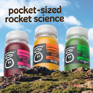 Innocent Wake Up Berry, Ginger, Pomegranate, Courgette & Cayenne Pepper Shot 80ml - gallery image 6