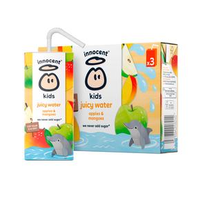 Innocent Kids Juicy Water Apples & Mangoes 3 x 200ml - gallery image 2