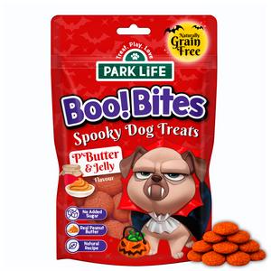 Park Life Boo Bites 100g Peanut Butter & Jelly Spooky Dog Treats - gallery image 2