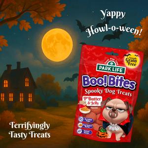 Park Life Boo Bites 100g Peanut Butter & Jelly Spooky Dog Treats - gallery image 6