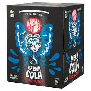 Karma Drinks Sugar Free Natural Cola 4 x 250ml