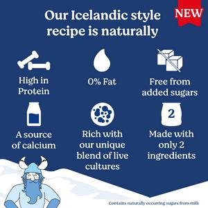 Danone Skyr 450g High Protein 0% Fat Natural Yogurt - gallery image 2