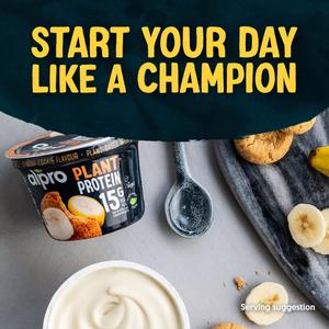 Alpro High Protein Banana Cookie Dairy Free Soya Yoghurt Alternative 200g - gallery image 2
