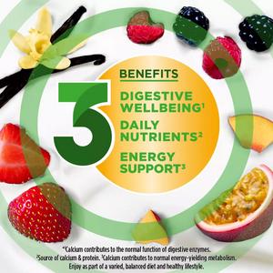 Activia 8 x 115g Vanilla, Peach Passion & Berries Multipack Gut Health Yoghurt - gallery image 3