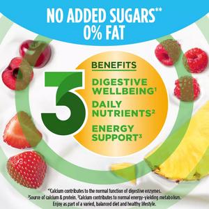 Activia 8 x 115g Strawberry & Mixed Fruit Multipack Fat Free Gut Health Yoghurt - gallery image 2