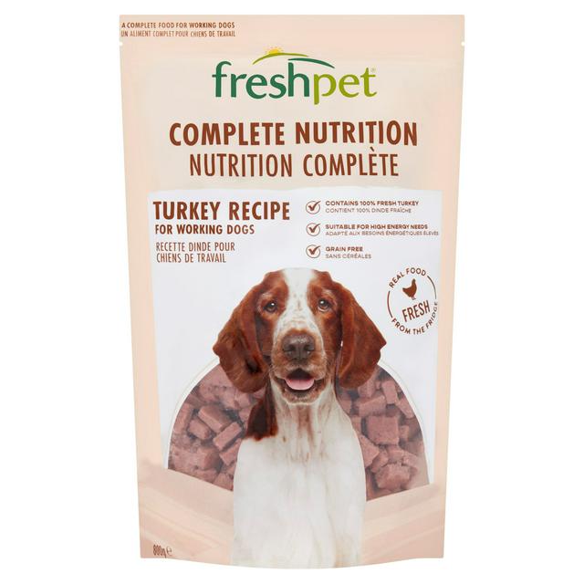 Freshpet Complete Nutrition Grain Free Turkey Fresh Dog Food 800g