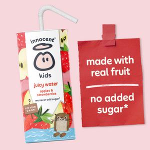 Innocent Kids Juicy Water Apples & Strawberries 3 x 200ml - gallery image 4