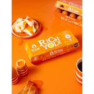 St. Ewe Rich Yolk Free Range Eggs x10 - gallery image 5