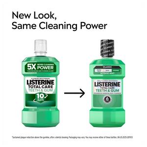 Listerine Total Care Teeth & Gum Fresh Mint Mouthwash 1L - gallery image 2