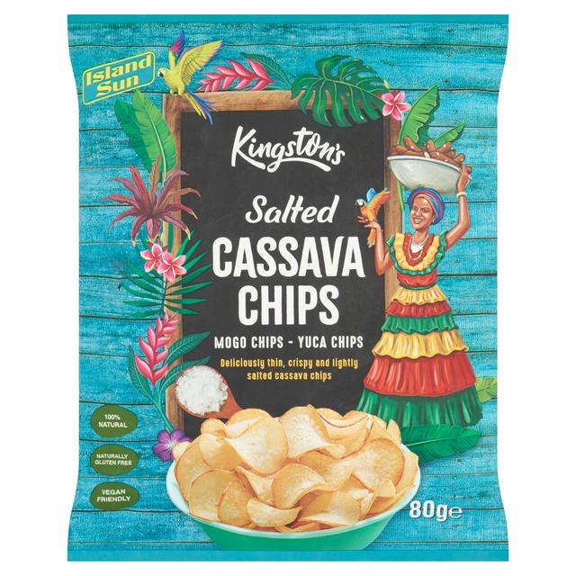 Kingston's Salted Cassava Chips 80g - gallery image 1