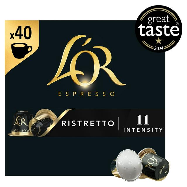L'OR Espresso Ristretto Intensity 11 Coffee Pods x40 208g