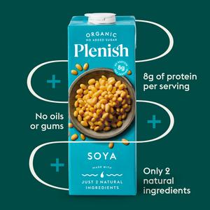 Plenish 1L Chilled Dairy Free Organic Soya Drink - gallery image 3