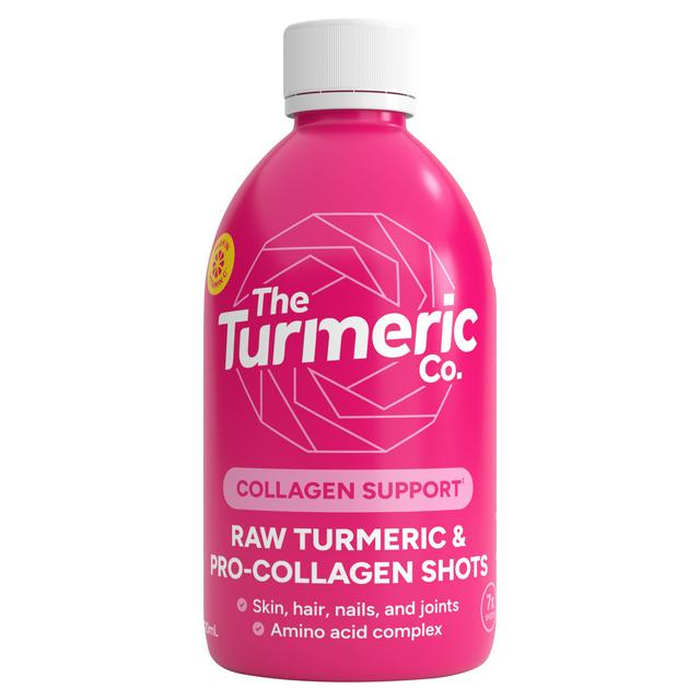 Sainsburys The Turmeric Co. Raw Turmeric & Pro Collagen Shots 420ml