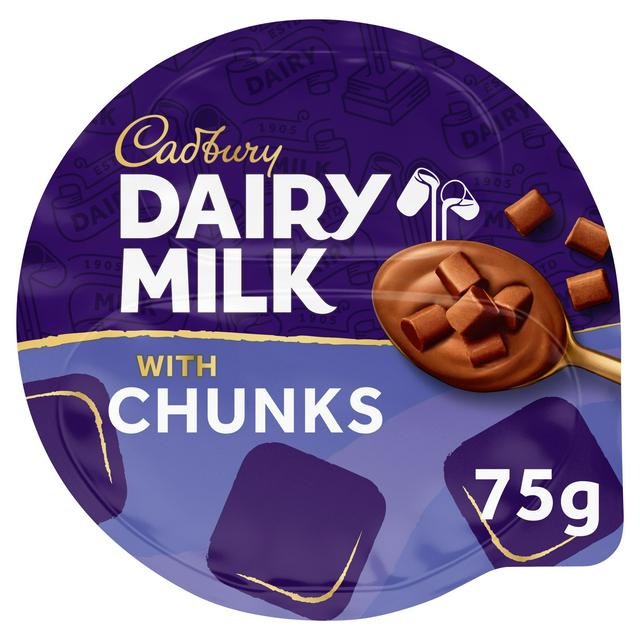 Cadbury Dairy Milk Chunks Desserts 75g - gallery image 1