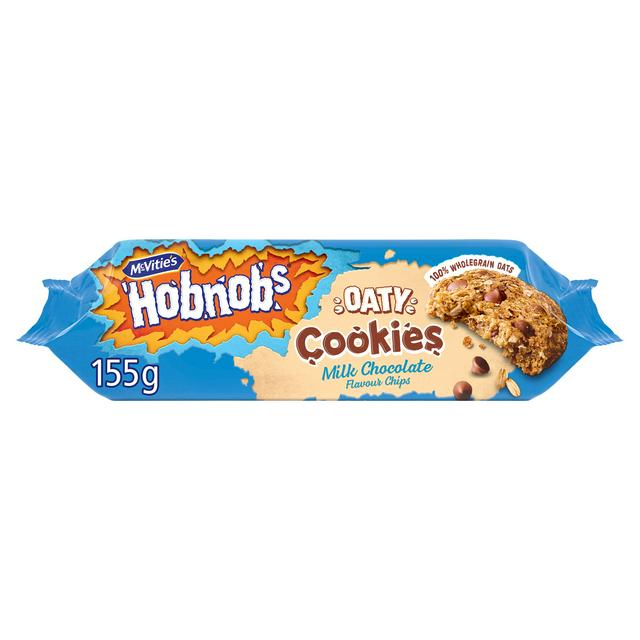 McVities hobnobs biscuits oaty cookies milk chocolate