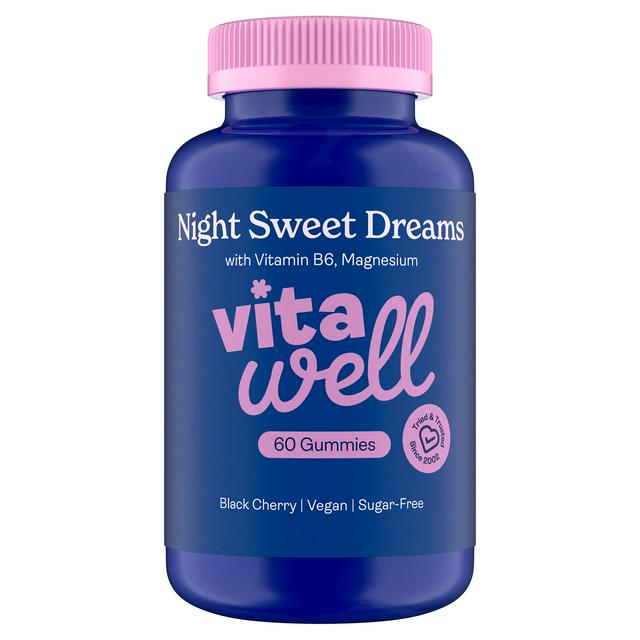 Vitawell 60 x Night Sweet Dreams Black Cherry Gummies - gallery image 1