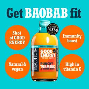 Unrooted Good Energy Punchy Turmeric & Ginger Shots 420ml - gallery image 5