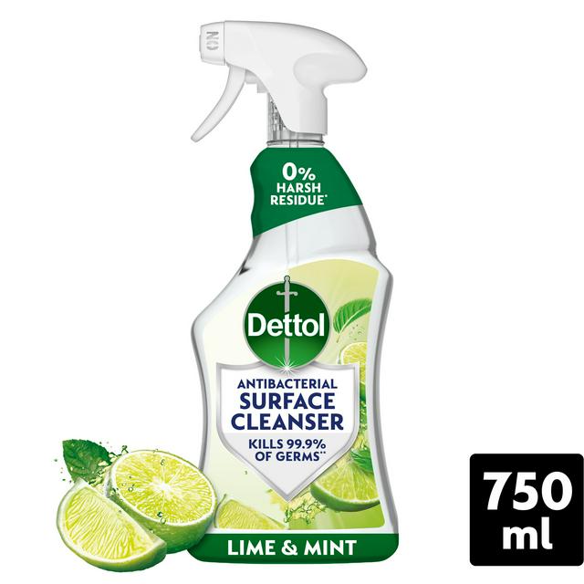 Dettol 750ml Lime & Mint Antibacterial Surface Cleanser - gallery image 1