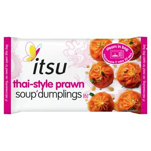 itsu 6 x Thai Prawn Soup Dumplings 168g