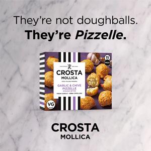 Crosta Mollica Garlic & Chive Pizzelle Dough Bites 180g - gallery image 5
