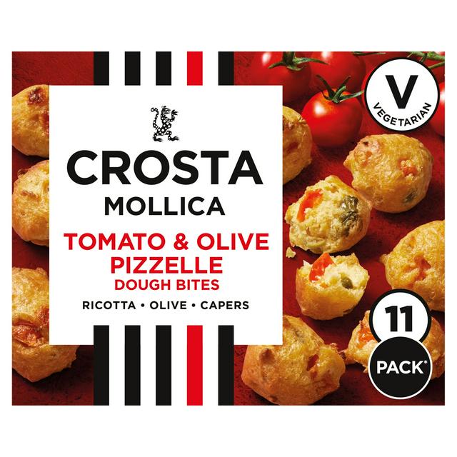 Crosta Mollica Tomato & Olive Pizzelle Dough Bites 180g | Sainsbury's