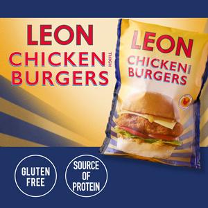 LEON Chicken Thigh Burgers 460g - gallery image 2