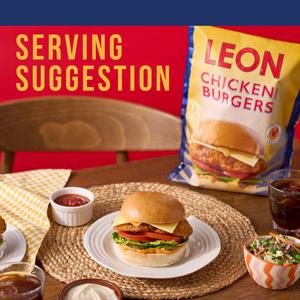 LEON Chicken Thigh Burgers 460g - gallery image 4