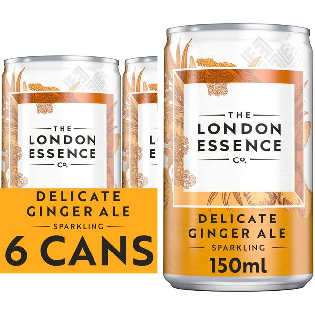 The London Essence Co. Delicate Ginger Ale Cans 6 x 150ml - gallery image 1