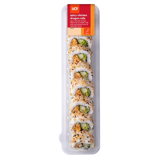 YO YO! Spicy Chicken Dragon Rolls 215g