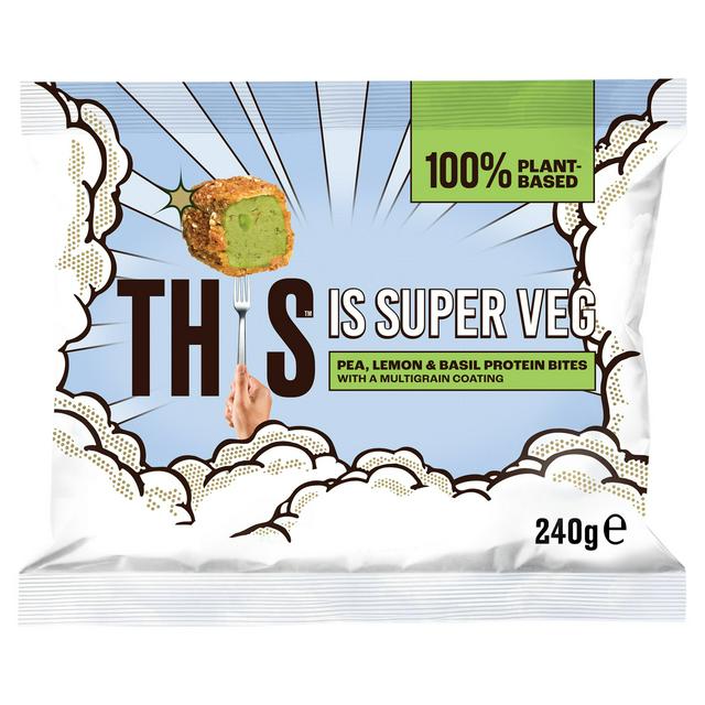 This is Super Veg Pea, Lemon & Basil Protein Bites with a Multigrain Coating 240g - gallery image 1